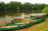 Canoes on the James River