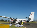 Air Kenya's 17-seater Twin Otter 5YB10 that took us to the Mara