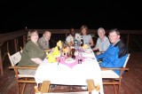 A lovely surprise bush dinner at the hide/viewing platform at Larsens Camp!