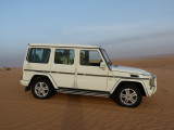 But we had chosen a private drive through the desert in a Mercedes G Wagon (with air con of course!) It was REALLY comfortable