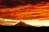 Mt Hood Oregon this morning before sunrise