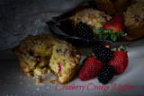 Cranberry Orange Muffins with Walnut Crumb Topping