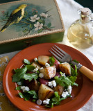 Roasted Potato Salad with Arugula and Goat Cheese