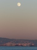 Port of Oakland Moonrise