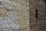 2 Color Brick Wall with Window