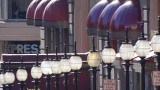 Lights in Front of the Westin St Francis Hotel