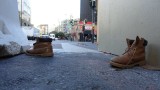 Someones boots on 7th Street