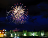 Fireworks Over The VMI Barracks, Lexington, VA