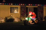 Santa on Motorcycle