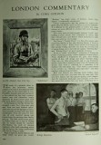 Cora Gordon's London Commentary in the October 1944 issue of The Studio. Author's collection.