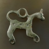 Zoomorphic pendant (Novgorod horse), ca 11th century, Kievan Rus.