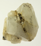 Scheelite crystals to 1 cm with muscovite and quartz. Carrock Mine, Caldbeck Fells.