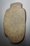 Poverty Point stone tablet with narrow end, 47 mm long. Morehouse Parish, Louisiana, USA.