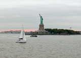 MANY OF OUR TEAM MEMBERS HAD NEVER SEEN THE STATUE OF LIBERTY  -  WE GOT A GREAT VIEW FROM THE FERRY