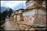 Chorten at Tsova Gompa