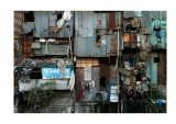 Kids in multi-storey slum, Dharavi, Mumbai