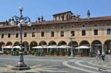 Piazza del Castello a Vigevano