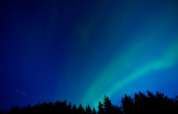 Aurora and a Shooting Star