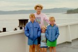1991 - on the ferry between Victoria and Vancouver