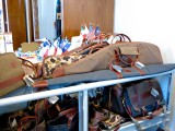 Gun cases in the State Capitol gift shop