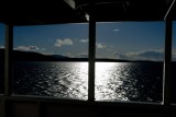 Sun reflection on the starboard side