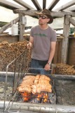 Grilled salmon for lunch