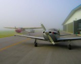 My Airplanes on a Foggy Morning