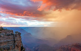 Monsoon storm, Grand Canyon National Park, AZ