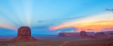 Monument Valley sunset, Navajo Tribal Park, AZ/UT
