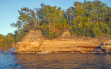 Cliffs along Lake Superior Shoreline, Pictured Rocks National Lakeshore, MI