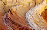 Twisted layers of Navajo Sandstone