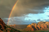 Rainbow over Mitten Ridge, Sedona, AZ