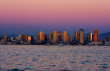 San Diego Bay at sunset