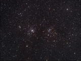 Double Cluster with red background removed