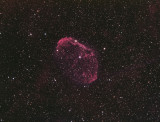 Crescent Nebula HaRGB 