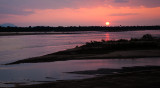 Zonsondergang op Rufiji River