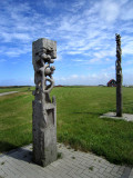 Harbour wood sculpture