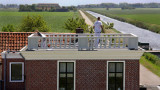 Painting the roof