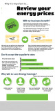 Infographics of Energy Advice Line UK