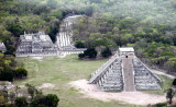 El Castillo with the Temple of the Warriors and a section of the Plaza of the Thousand Column