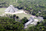 El Castillo with the Ball Court in the foreground