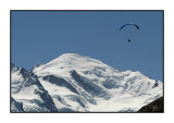 Mont Blanc met parapente