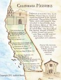 MAP OF CALIFORNIA MISSIONS