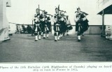 15th Battalion CEF Pipe Band, Crossing to the UK, SS Megantic, October  1914