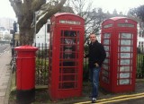 Red phone booths