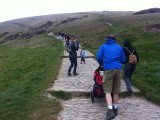 Up to the hill to the Durdle Door