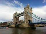 Thames River and Tower Bridge