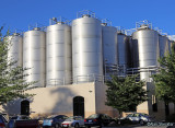 Sierra Nevada Brewery fermenting tanks