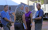 Integral festival folk: Paul, Nancy, Lisa, and Jay