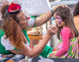 * Face painting